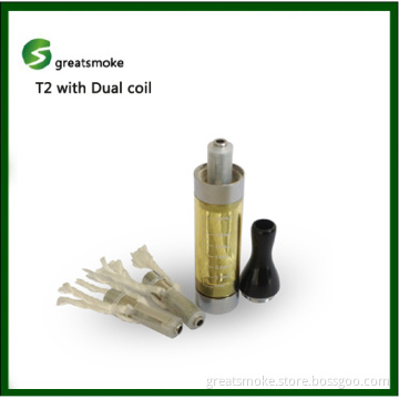 No Leaking No Burned Taste Dual Coil Vaporizer E Cigarette (T2)